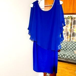 MSK blue dress
